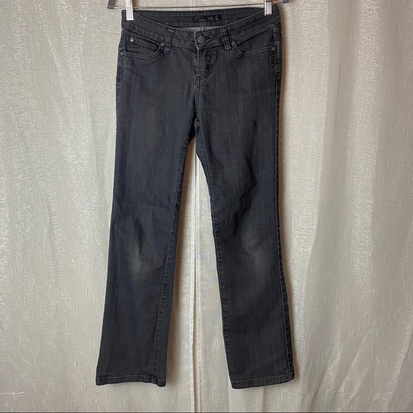 PrAna Black Washed Jeans ~Straight Cut~2/26 - Picture 1 of 9